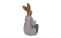 Dekor Pap Figurka Królik przy jajku 42 cm chłopiec Outlet