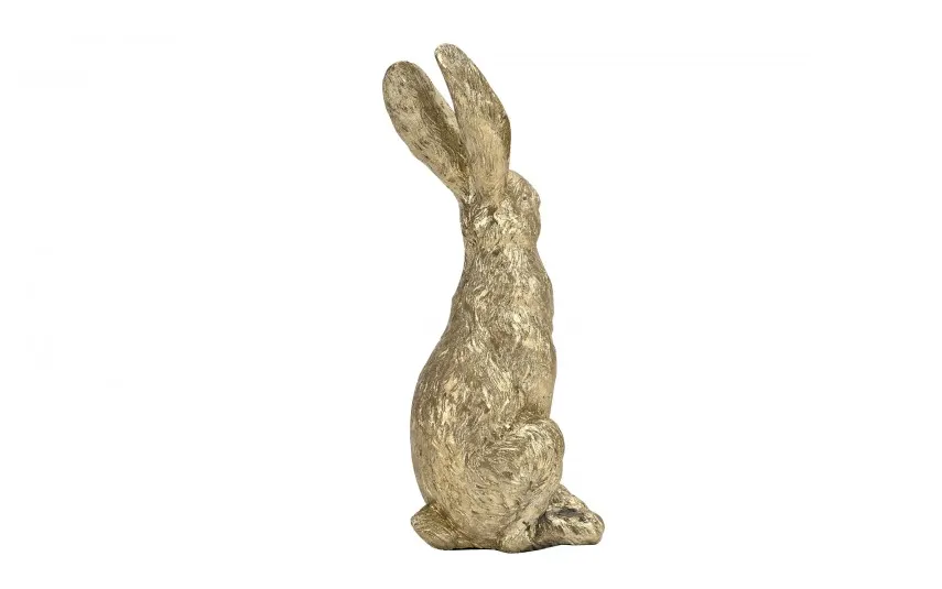 Art-Pol Figurka Królik złoty 30 cm Clearance