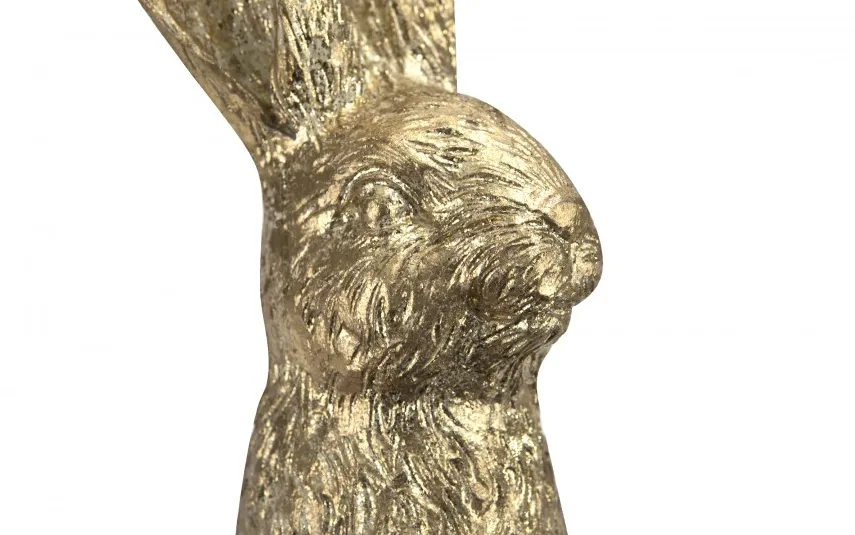 Art-Pol Figurka Królik złoty 30 cm Clearance