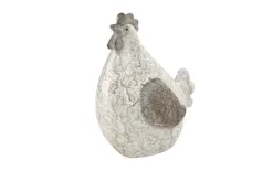 Dekor Pap Figurka Kura kremowo-brązowa 18,5 cm Clearance