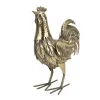 Art-Pol Figurka metalowa Kura złota H36,5 cm New