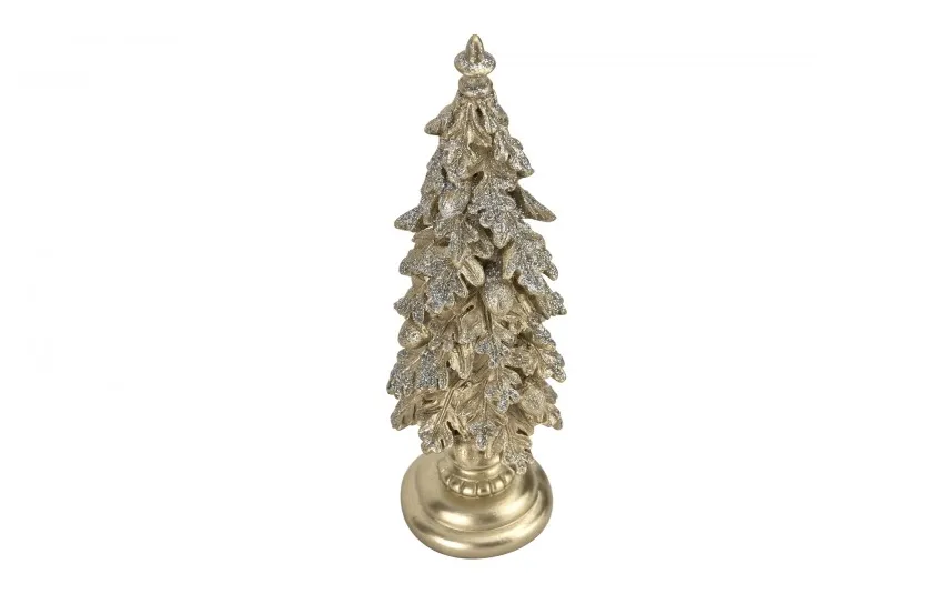 Art-Pol Figurka ozdobna Choinka złota mała 25 cm 170856 Hot