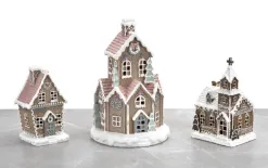 Art-Pol Figurka ozdobna Domek z piernika świecący LED H32 cm 172508 Clearance