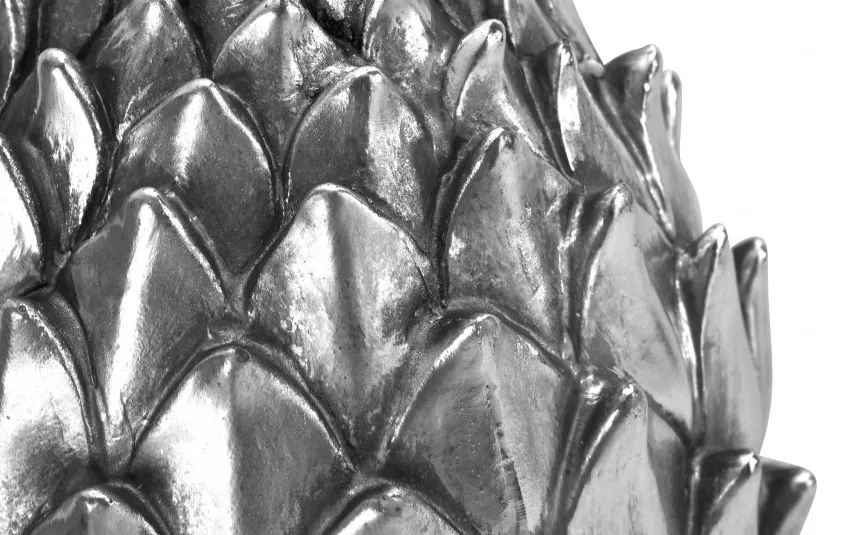 Art-Pol Figurka ozdobna Karczoch H22 cm Srebrny Outlet