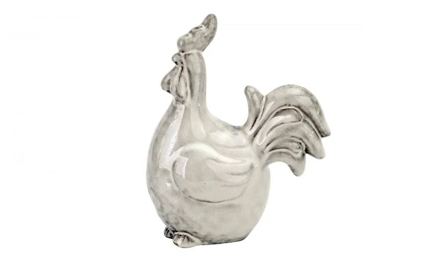 Dekor Pap Figurka ozdobna Kogut szary 24 cm Discount