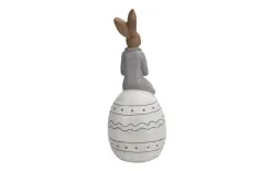 Dekor Pap Figurka ozdobna Królik na jajku dziewczynka 46 cm Clearance
