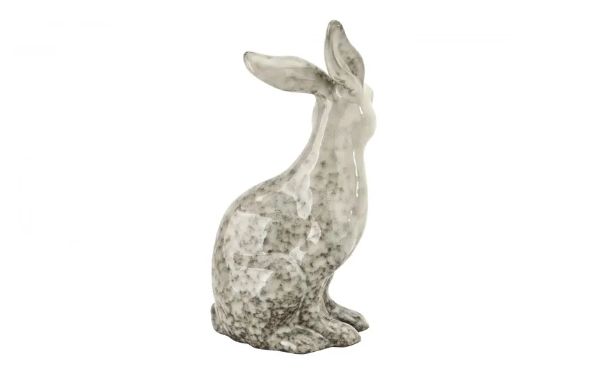 Dekor Pap Figurka ozdobna Królik szary 27,5 cm Sale