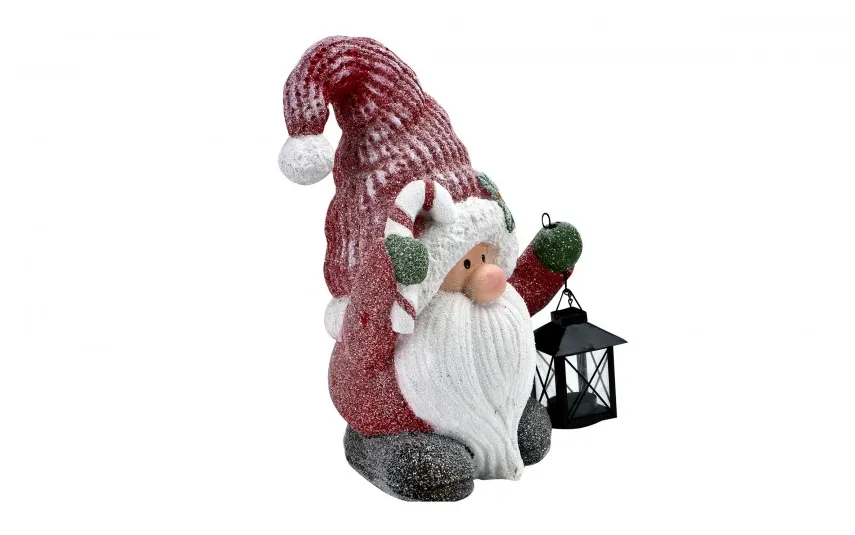 Ewax Figurka ozdobna Mikołaj z latarenką 7410 Fashion