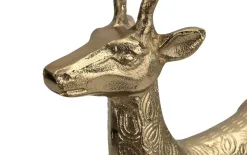 Ewax Figurka ozdobna Renifer H44,5 cm złota metalowa New