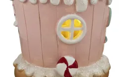 Art-Pol Figurka ozdobna Różowy Domek Outlet