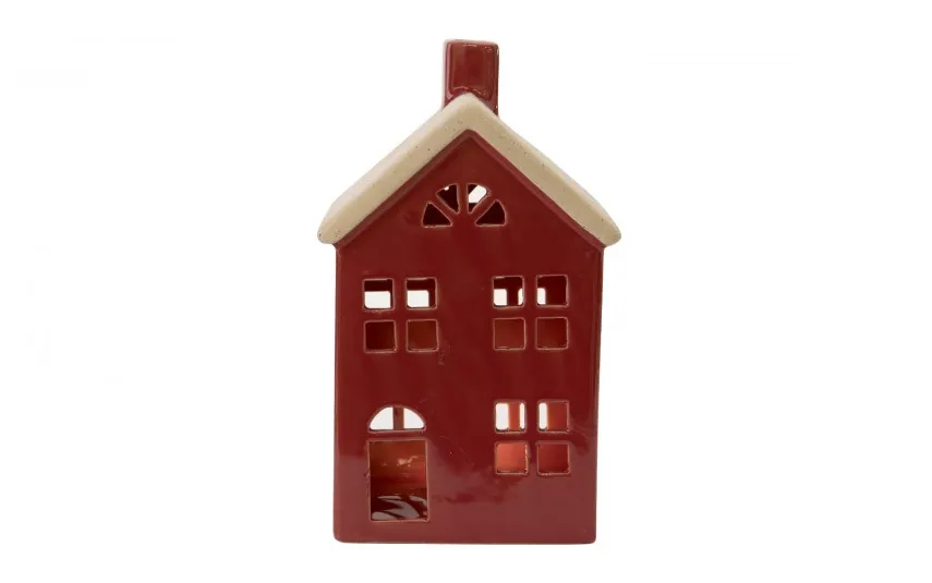 Art-Pol Figurka świecąca Domek ceramiczny czerwony duży 8044 Online