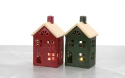 Art-Pol Figurka świecąca Domek ceramiczny czerwony duży 8044 Online