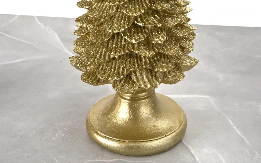 Art-Pol Figurka świąteczna Choinka złota 42,5 cm 171471 Clearance