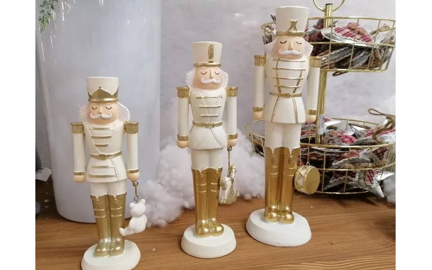 Inna Figurka świąteczna Dziadek do orzechów 21 cm złoty Discount
