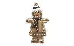 Art-Pol Figurka świąteczna Dziewczynka Piernikowa świecąca LED 44 cm Outlet