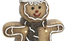 Art-Pol Figurka świąteczna Dziewczynka Piernikowa świecąca LED 44 cm Outlet