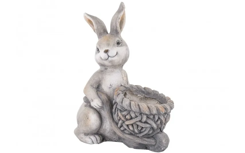 Art-Pol Figurka Zając 43 cm z osłonką Sale