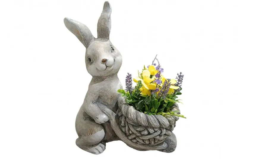 Art-Pol Figurka Zając 43 cm z osłonką Sale