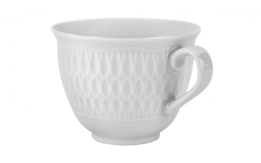 Cmielow Filiżanka 250 ml + spodek Sofia Biała Clearance
