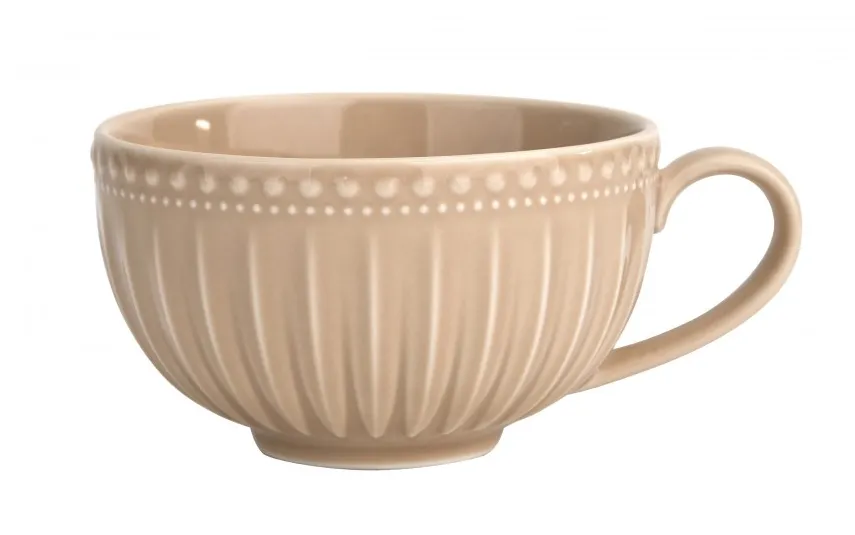 MPLCo Filiżanka 250 ml ze spodkiem MOSAIQUE BEIGE Sale