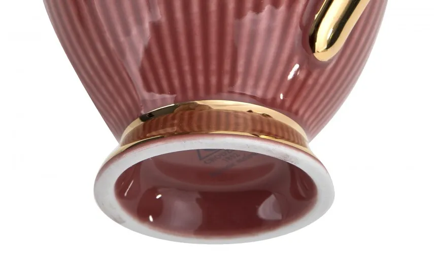 Cmielow Filiżanka 250 ml ze spodkiem Dalia Koral GZ04 Clearance