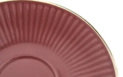 Cmielow Filiżanka 250 ml ze spodkiem Dalia Koral GZ04 Clearance