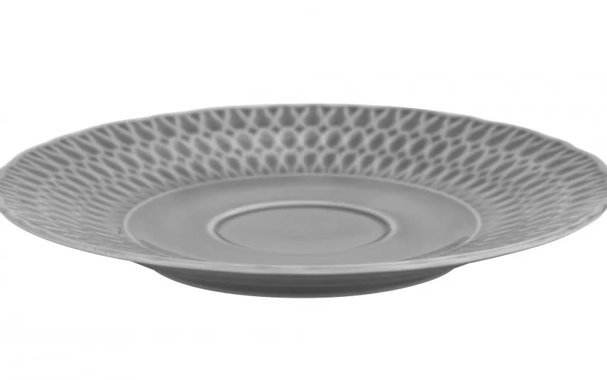 Cmielow Filiżanka + spodek 250ml/16 cm Sofia Szara Outlet
