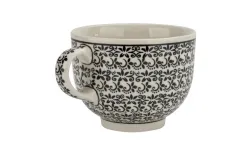 Boleslawiec Filiżanka ceramiczna 500 ml + spodek Bolesławiec Dekor 941 New