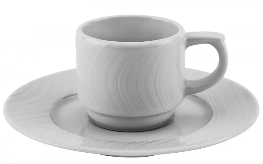 Lubiana Filiżanka do espresso 80 ml + spodek River Outlet
