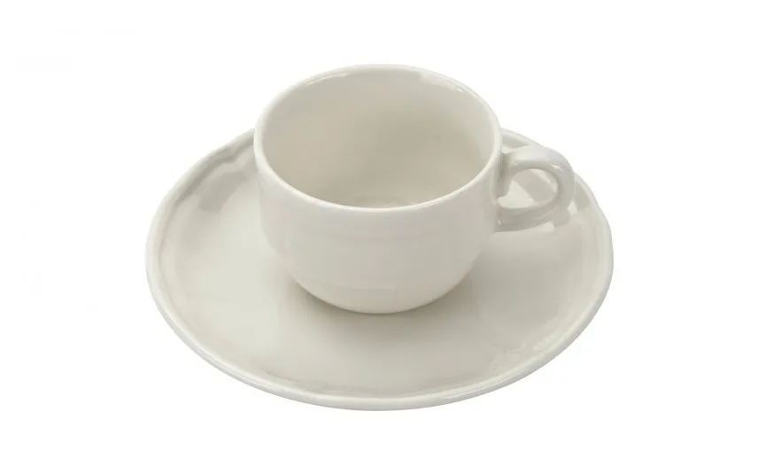 Karolina Filiżanka do espresso 100 ml ze spodkiem Castel Cream Best