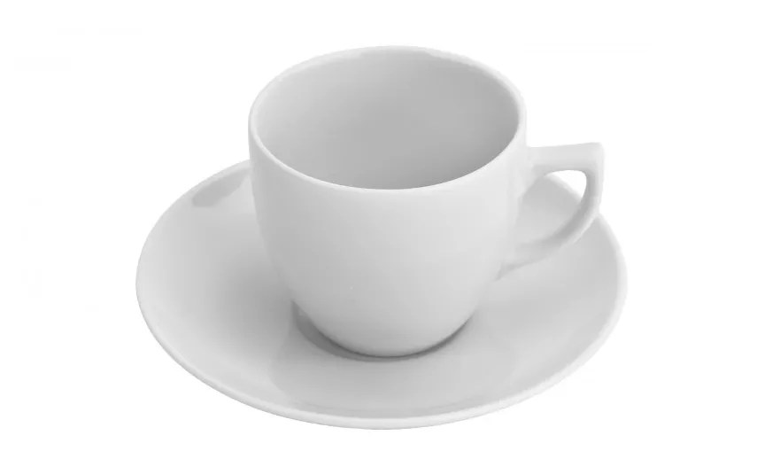 Cmielow Filiżanka do espresso 100 ml + spodek City Biała C001 Best