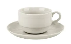 Karolina Filiżanka 220ml ze spodkiem Castel Cream Sale