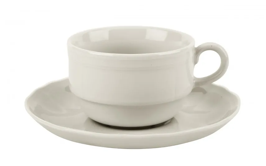 Karolina Filiżanka 220ml ze spodkiem Castel Cream Sale