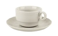 Karolina Filiżanka 220ml ze spodkiem Castel Cream Sale
