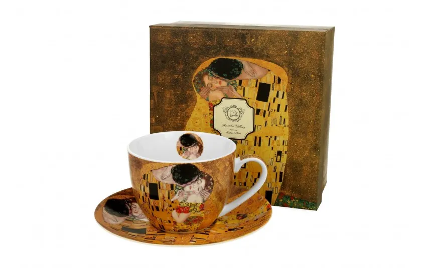 Duo Filiżanka porcelanowa 250 ml + spodek The Kiss Sale