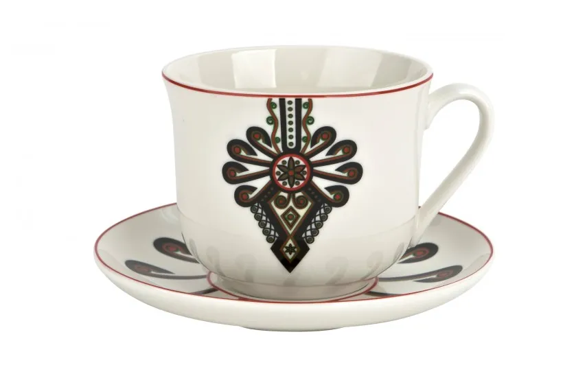 Duo Filiżanka porcelanowa 400 ml + spodek Parzenica Online