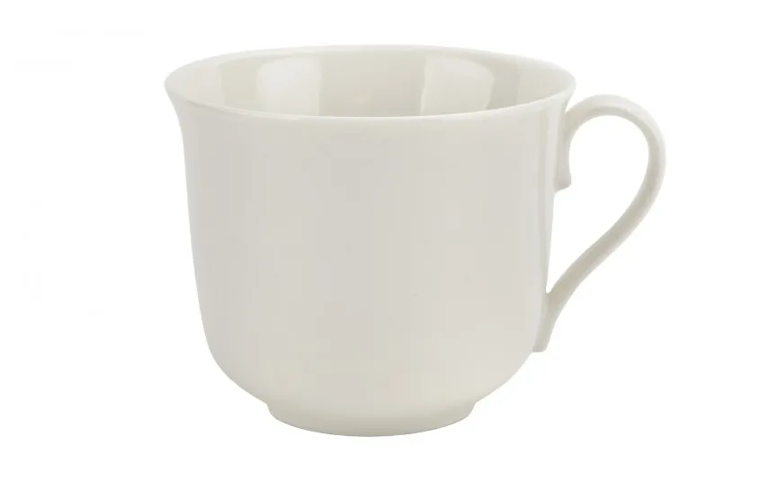 Altom Design Filiżanka porcelanowa 400 ml + spodek Bella krem Hot
