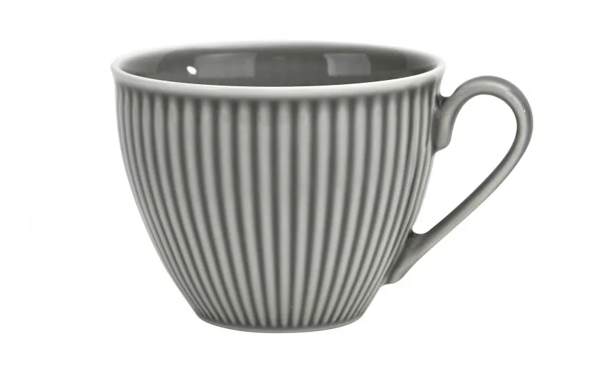 Cmielow Filiżanka porcelanowa 320 ml + spodek Dalia Szara Hot