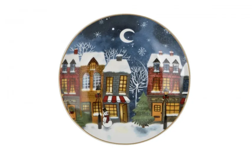 Duo Filiżanka porcelanowa 220 ml + spodek Santa on Sleigh Hot
