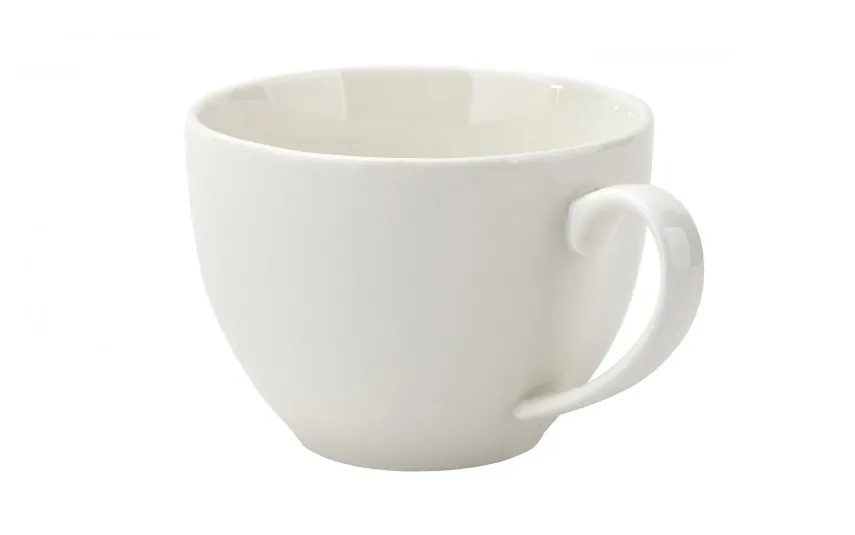 Altom Design Filiżanka porcelanowa 270 ml + spodek Bella krem New