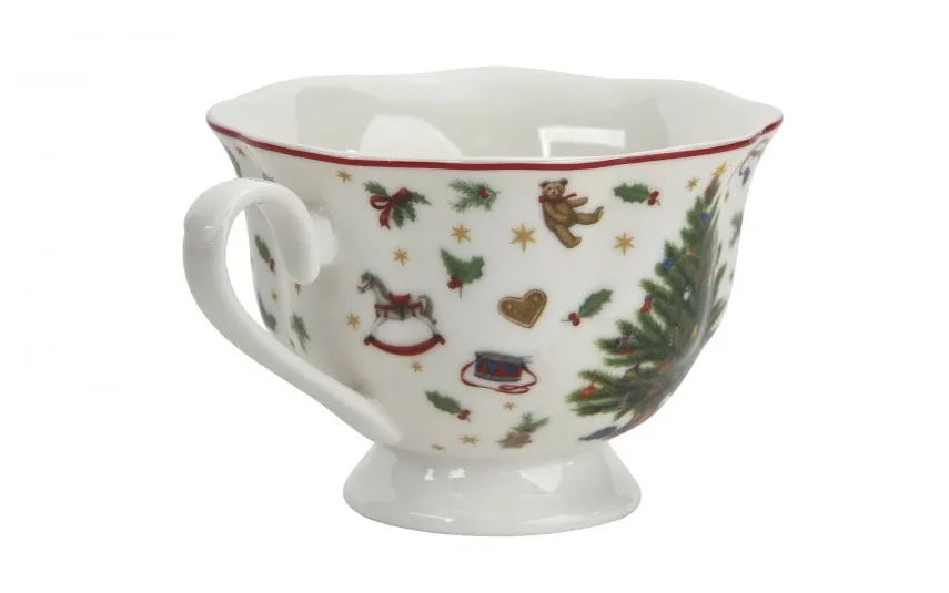 Duo Filiżanka porcelanowa 150 ml + spodek Christmas Tree Clearance