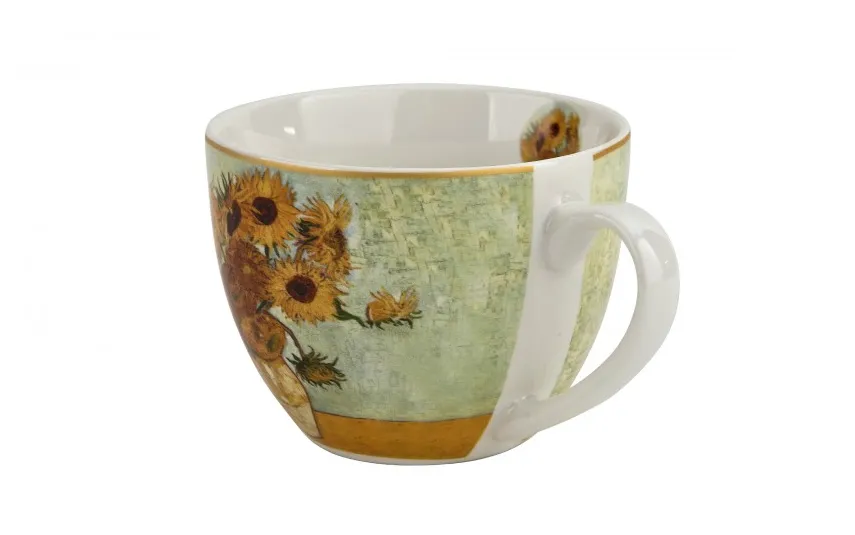 Duo Filiżanka porcelanowa 250 ml + spodek The Kiss Ecru Hot