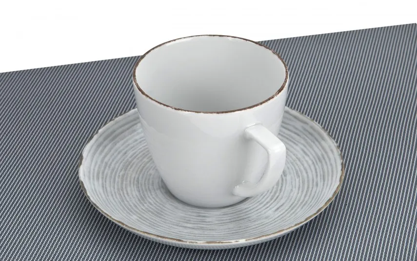 Duo Filiżanka porcelanowa 220 ml + spodek Santa on Sleigh Hot