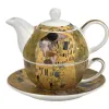 Duo Filiżanka z dzbankiem i zaparzaczem Tea for One The Kiss Classic Sale