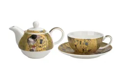 Duo Filiżanka z dzbankiem i zaparzaczem Tea for One The Kiss Classic Sale