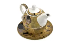 Duo Filiżanka z dzbankiem i zaparzaczem Tea for One The Kiss Classic Sale