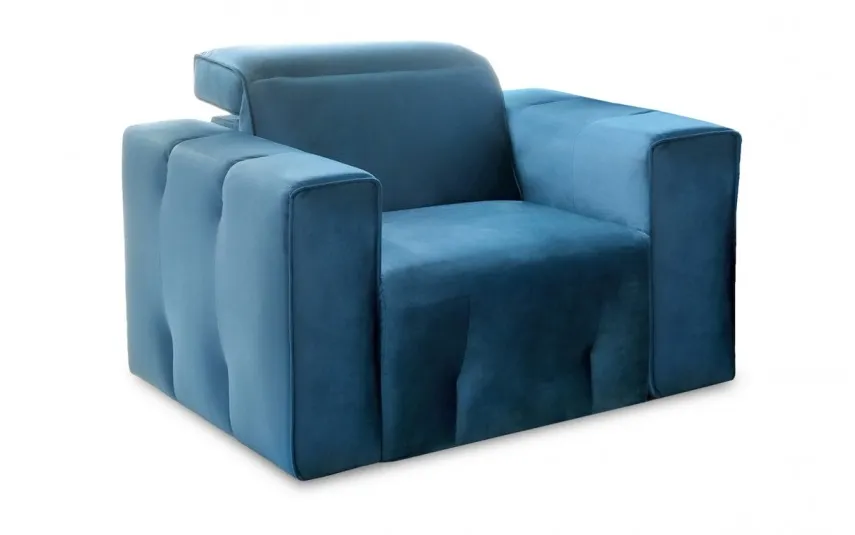 Etap Sofa Fotel Spot z zagłówkiem manualnym Monolith KR10628 Discount
