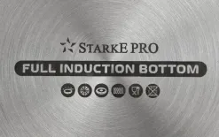 Starke PRO Garnek 1,7 L Luxury Grey z powłoką Marble na indukcję Outlet