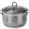 Witek Home Garnek do gotowania z pokrywką Platin 24cm Best