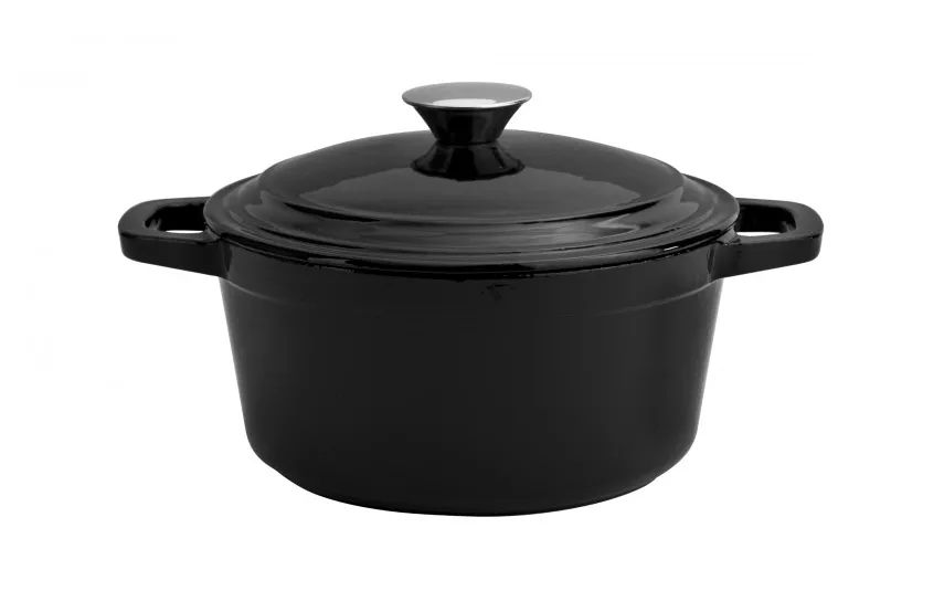 MPLCo Garnek żeliwny z pokrywką emaliowany 3,5 L Hot